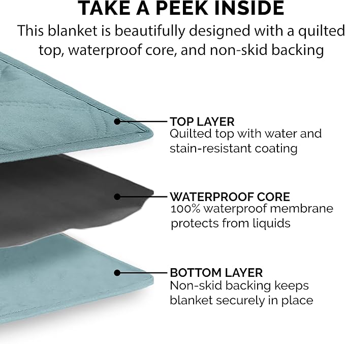 Furhaven Waterproof & Non-Slip Full Size Mattress Cover Protector - Image 7