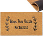 Door mat Outside Entrance, Bless This Hizzle Fo Shizzle Coir Front Door Mat by Assaoy