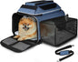 Petskd Top and Side Expandable Pet Carrier 17x11x9.5 Inches Alaska Airline by Petskd