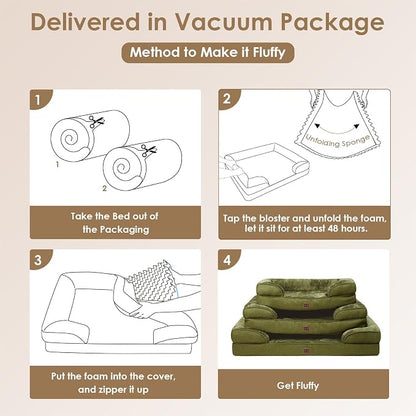 EHEYCIGA Orthopedic Dog Bed for Small Dogs, Waterproof Memory Foam Small Pet - Image 7