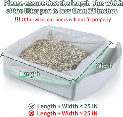 ANWA 40 Count Cat Litter Box Liners - Image 2