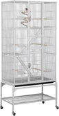 Yaheetech 69-Inch Extra Large Wrought Animal Cage Metal 3 Levels Small Animal by Yaheetech