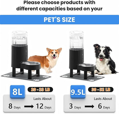 CZPET Elevated Dog Water Bowl Dispenser 8L - Image 7