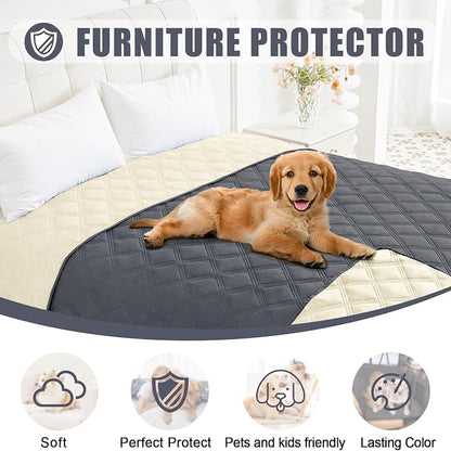Smiry Waterproof Dog Bed Cover Blanket 52x82, Soft Reversible Pet Blanket - Image 8