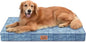 Outdoor Orthopedic Dog Bed for Extra Large Dogs, XL Waterproof Flat Pet Bed by TailStories