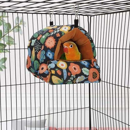 Wontee Bird Nest House Winter Warm Snuggle Hut Bird Bed Hanging Hammock - Image 2