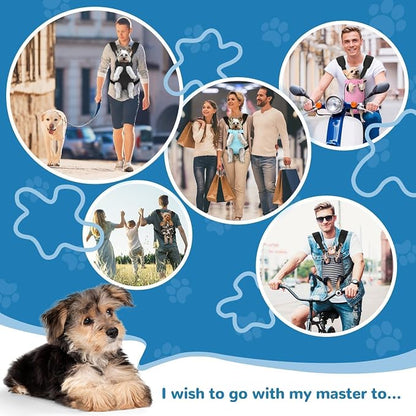 YUDODO Pet Dog Carrier Backpack Adjustable Dog Front Carrier, Legs Out Easy-Fit - Image 5