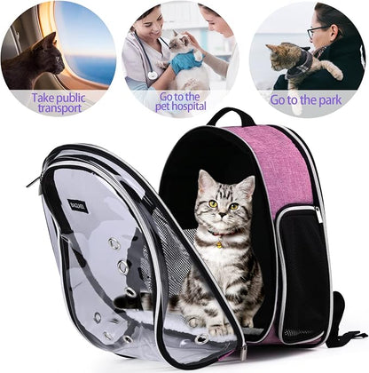 BAGLHER Cat Carrier Backpack Bubble - Image 7