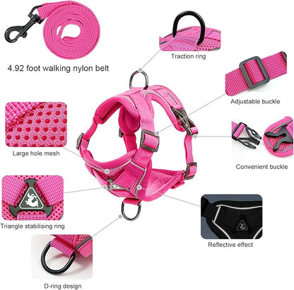 XL Cat Harness Escape Proof for Heavy Cats - Image 2