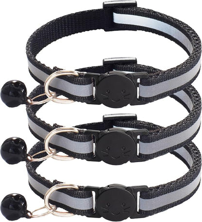 3 Pack Reflective and Breakaway Cat Collars by Unknown