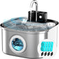 Wireless Cat Water Fountain Stainless Steel by Lawfery