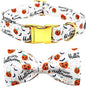 Halloween Dog Collar, Pet Collar Bow Pumpkin Pet Collar Girl Boy Holiday by BoboRainbow