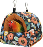 Wontee Bird Nest House Winter Warm Snuggle Hut Bird Bed Hanging Hammock by Wontee