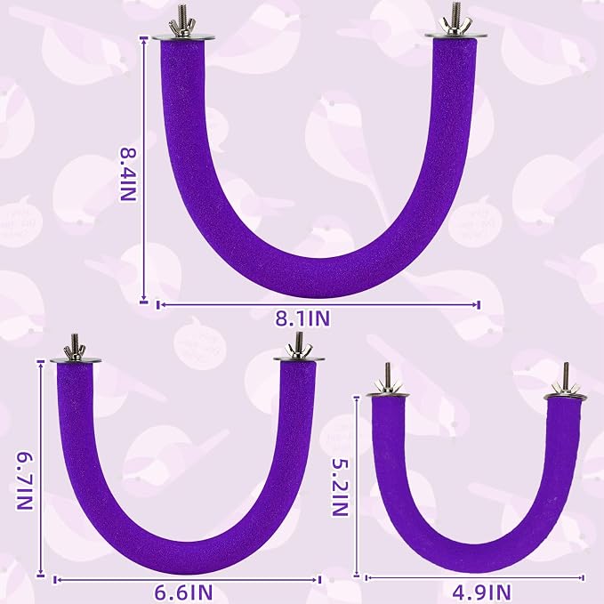 Rypet U Shape Parrot Perch Stand Toy - Image 2