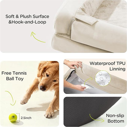 Extra Large Dog Bed, Orthopedic XL Washable Bed - Image 6
