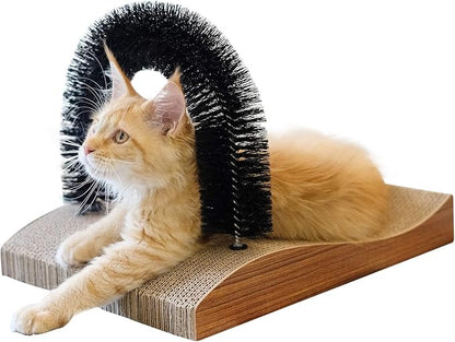 FUKUMARU Cat Self Groomer, 2.0 Version Cat Arch Face Scratcher by FUKUMARU