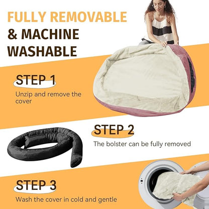Orthopedic Washable Large Dog Bed: Cooling Dog Bed - Image 5