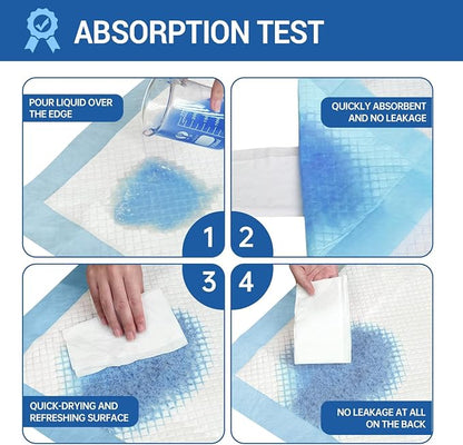 Bed Pads Disposable 40"X60" Super Absorbent Pee Pads, Oversized Underpads - Image 9