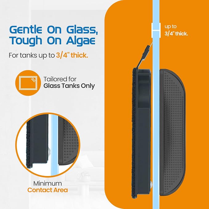 FLIPPER Max Magnetic Aquarium Cleaner – 2-in-1 Flip Scrubber and Scraper - Image 2