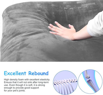 Magic Dog Super Soft Large Dog Bed, 39 Inches Orthopedic Foam Pet Beds - Image 2