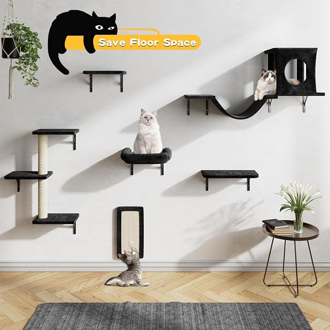 NUNU LAB Wall Mounted Cat Furniture Set - Image 3