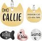 Ultra Joys Cat ID Tag Personalized Pet Tags, Durable Stainless Steel Small Pet by UltraJoys