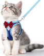 Cat Vest Harness and Leash Set for Walking Escape Proof, Adjustable Kitten by NCMAMA
