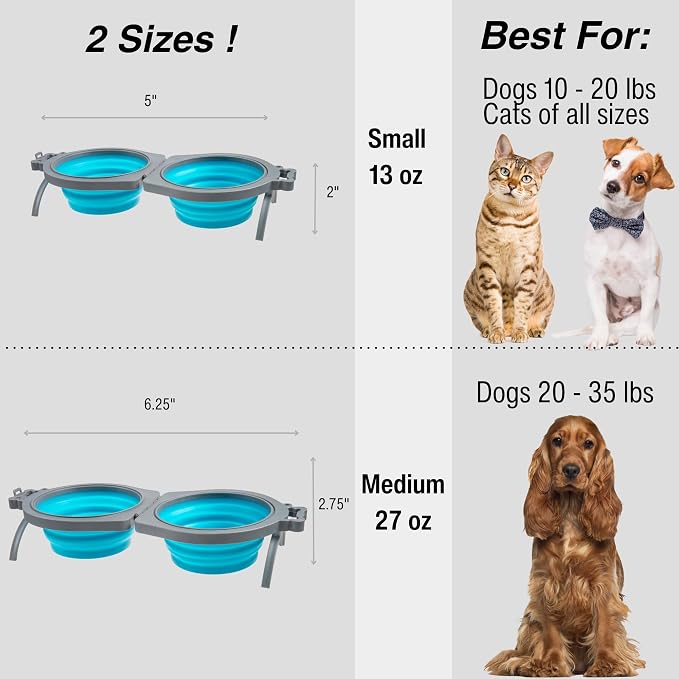 Loving Pets 73807991: Travel Double Diner Dog Bowl - Image 3