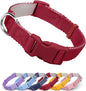Dynmeow Soft and Breathable Cotton Dog Collar, Durable Adjustable Heavy-Duty by Dynmeow