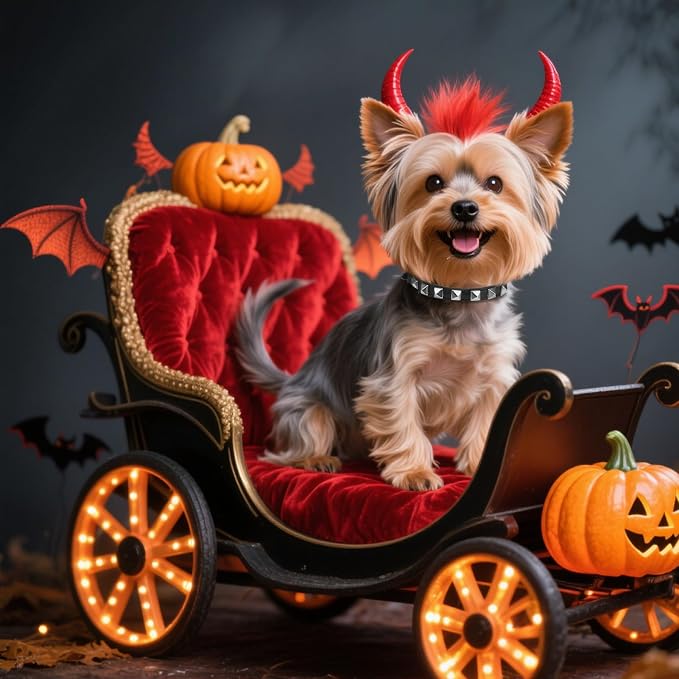 EXPAWLORER Halloween Leather Cat Collar - Image 6