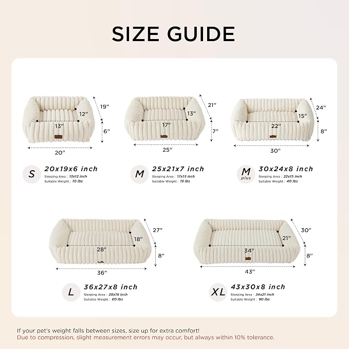 Bedsure ComfyFleece™ Cute Dog Beds Large Sized Dog - Image 5