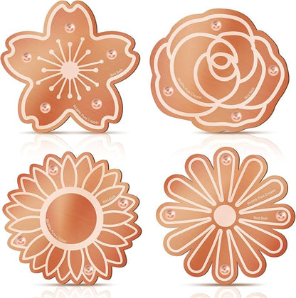 4 Pack Bird Bath Copper Disk Bird Bath Purification Disk by Purpeak