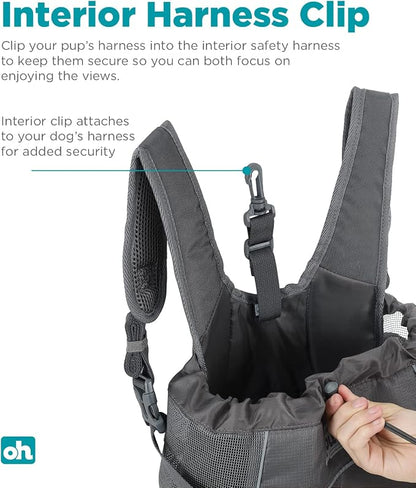 Outward Hound PupPak Dog Front Carrier, Padded Straps, Breathable Mesh - Image 4