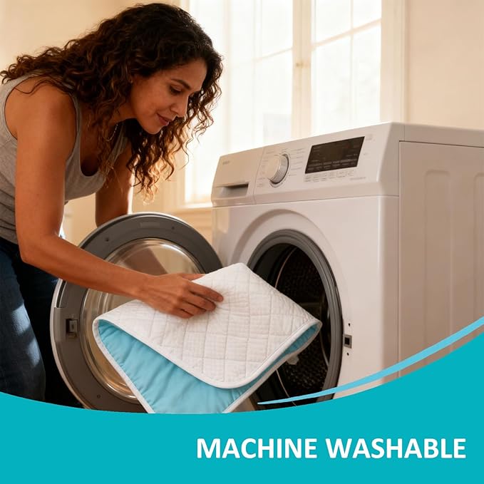 KANECH Washable Underpads 30"x34", Waterproof Heavy Absorbency Reusable - Image 3