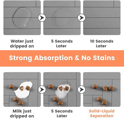 Pet Feeding Mat-Absorbent Pet Placemat - Image 3