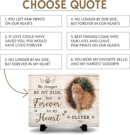 Personalized Rectangle-Shaped Memorial Rock - Image 3