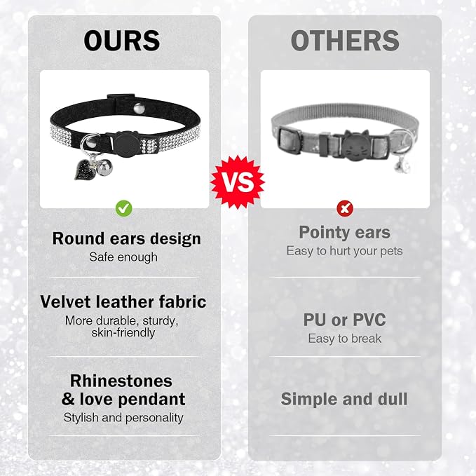 Rhinestone Cat Collar Breakaway - Image 5