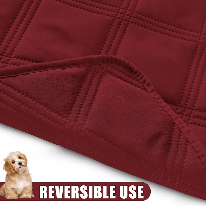 Smiry Waterproof Dog Bed Cover Blanket 52x82, Soft Reversible Pet Blanket - Image 3