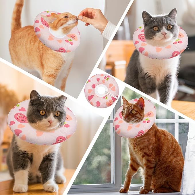 Cat Cone Soft Collar, Adjustable Cat Recovery Collar - Image 7
