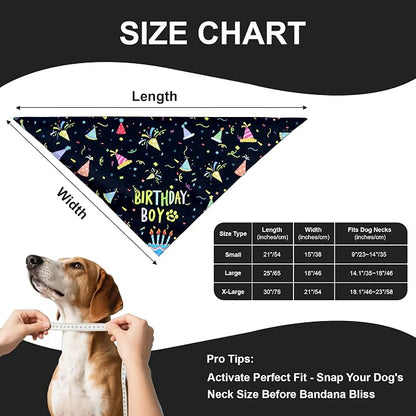 Dog Birthday Bandanas, Party Outfit Gift - Image 4