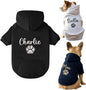 Noni Personalized Name Dog Hoodie, Embroidered Puppy Sweater by Noni