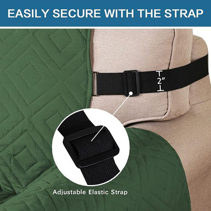 H.VERSAILTEX Reversible Chair Cover Furniture Protector Anti-Slip Couch Cover - Image 4