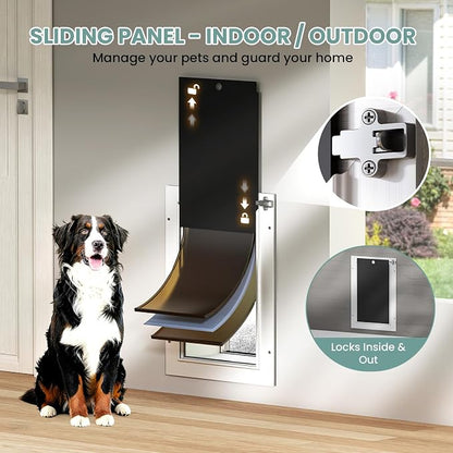 3-Flap Insulated Aluminum Dog Door - Image 5