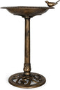 Backyard Expressions Patio · Home · Garden 912449-WB Outdoor Garden Bird Bath- by BackyardExpressions