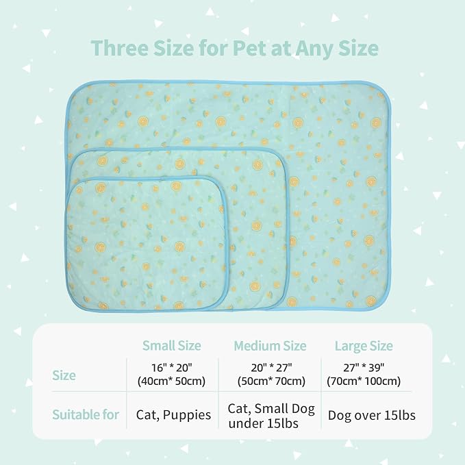 NWK Pet Cooling Mat -39’’ X 27’’ Ice Silk Cooling Mat - Image 4