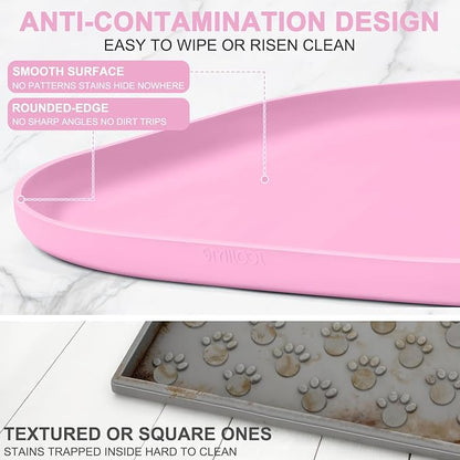 Silicone Pet Food Mat with Raised Edge - Image 5