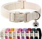 Cute Corduroy Dog Collar by Babolepet