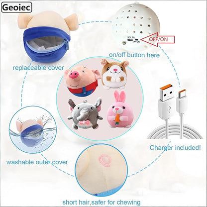 Interactive Dog Toys, 2026 New Active Moving Pet Plush Toy, Rechargeable - Image 7