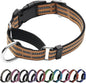 Martingale Dog Collar, Adjustable Nylon Reflective Collar by JOYEEIIOO