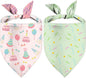 Birthday Dog Bandanas, Double Side All 4 Patterns Reversible Large Pet Bandanas by Unknown